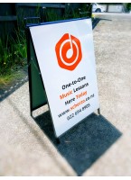 Iron double-sided windproof sign