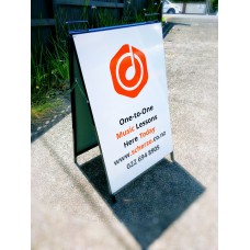 Iron double-sided windproof sign